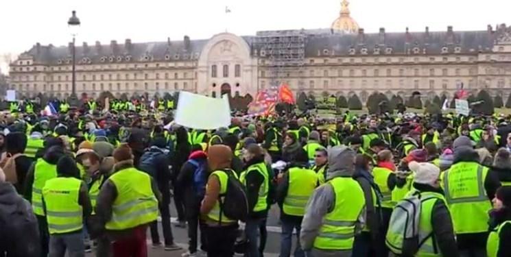 پنجاهمین شنبه اعتراضی در فرانسه برگزار شد