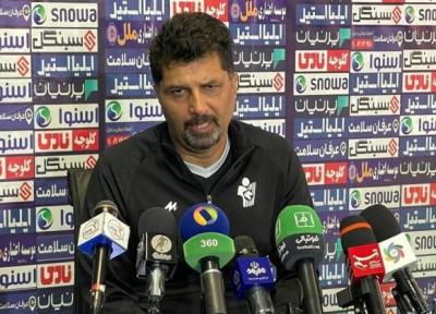 حسینی: یک امتیاز به درد هیچ کدام از تیم ها نمی خورد، از نتیجه راضی نیستم